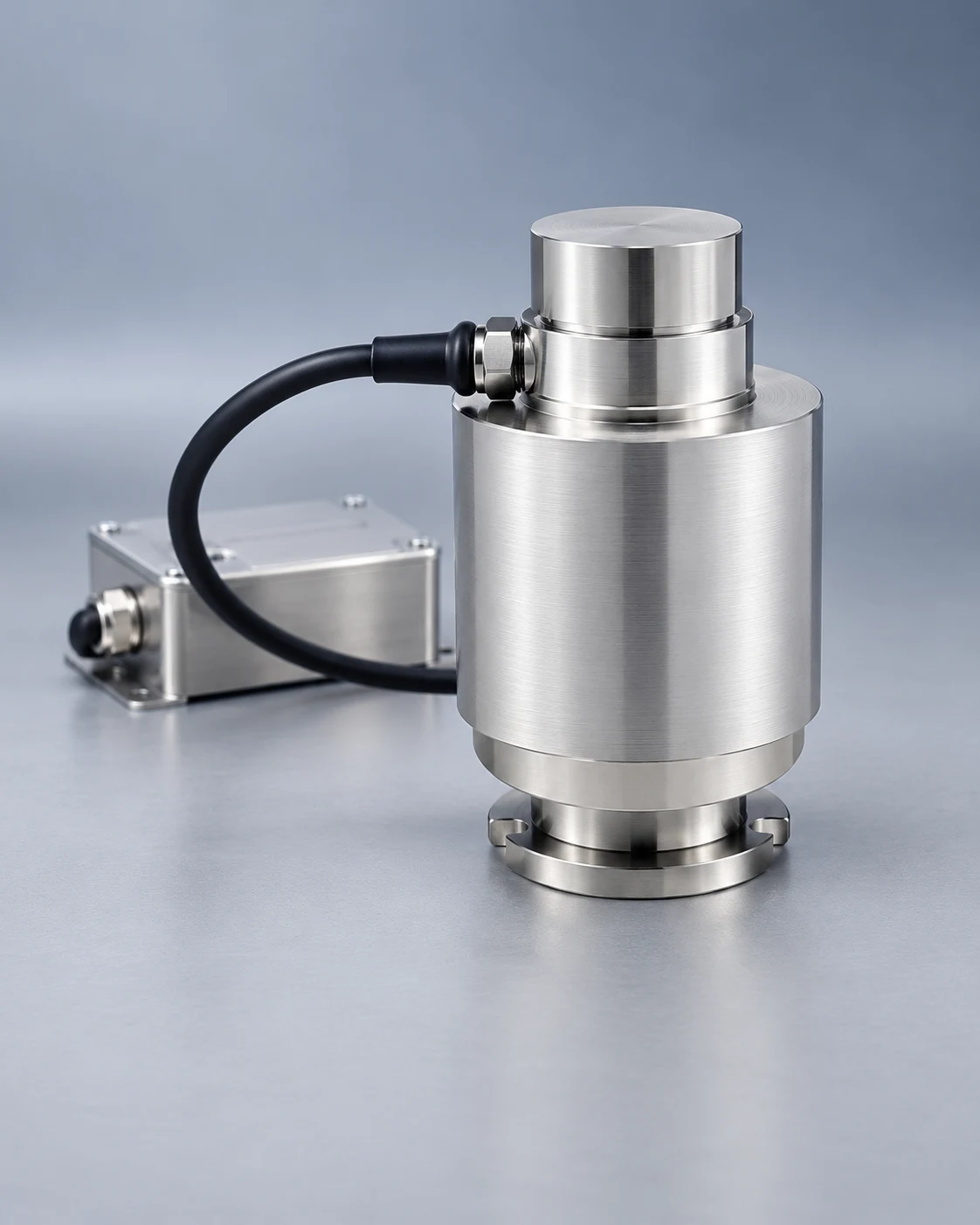 Stainless steel column load cell and junction box